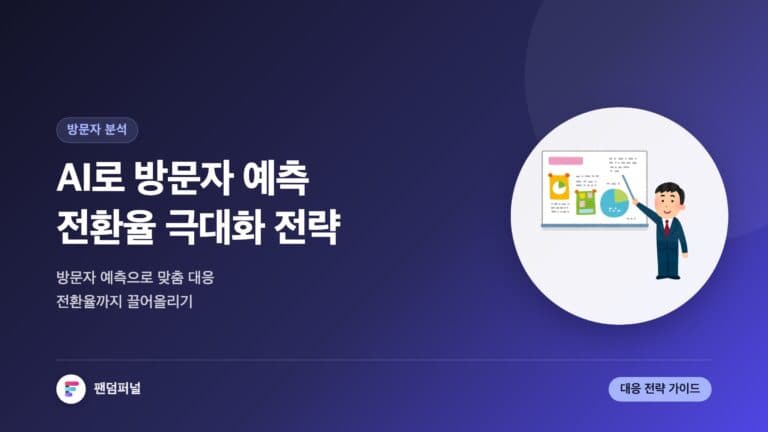 AI 기반 방문자 예측 대응: 맞춤 전략으로 전환율 극대화 — 대표 이미지