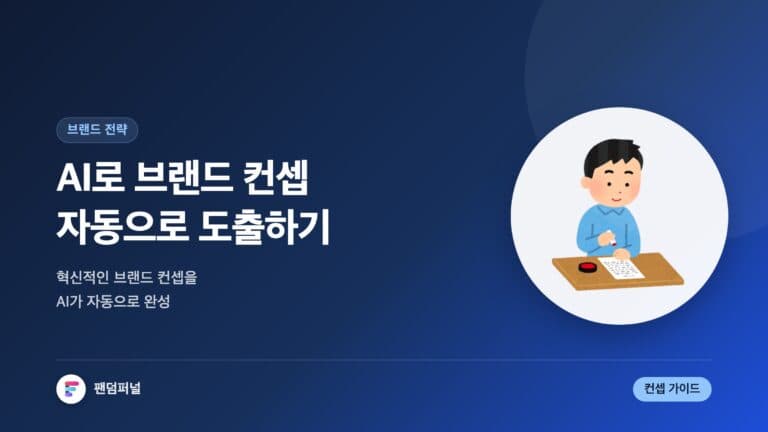 AI 기반 브랜드 컨셉 자동 도출: 혁신과 미래 — 대표 이미지