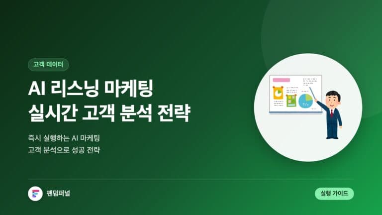 AI 리스닝 마케팅 즉시 실행: 실시간 고객 분석으로 성공적인 마케팅 전략 구축 — 대표 이미지