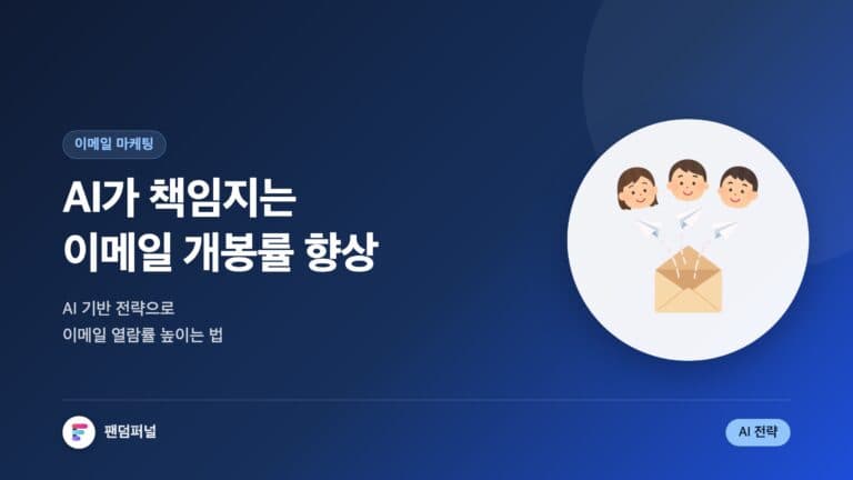 똑똑한 AI, 이메일 개봉률 책임진다 | AI 기반 이메일 개봉률 향상 전략 — 대표 이미지