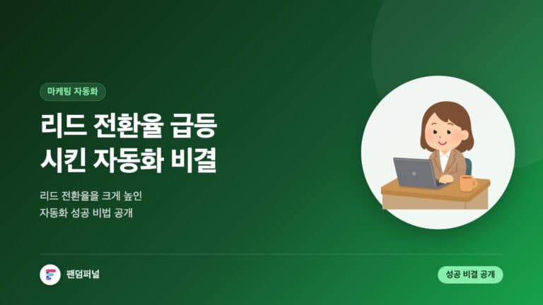 마케팅 자동화 리드 전환율 급등 비결 — 대표 이미지
