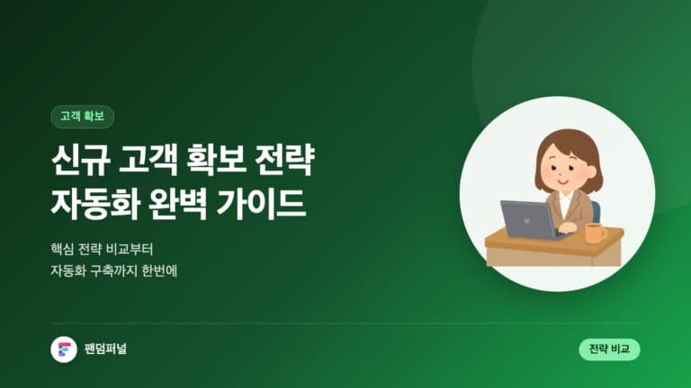 신규 고객 자동화 전략: 핵심 비교 | 고객 확보 자동화 완벽 가이드 — 대표 이미지