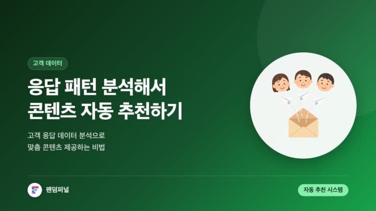 응답 패턴으로 콘텐츠 자동 추천: 고객 맞춤 경험을 제공하는 비법 — 대표 이미지