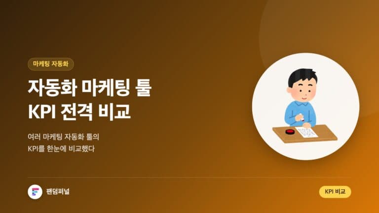 자동화 마케팅 툴 KPI 전격 비교 — 대표 이미지