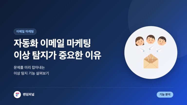 자동화 이메일 마케팅: 이상 탐지 기능의 중요성 — 대표 이미지