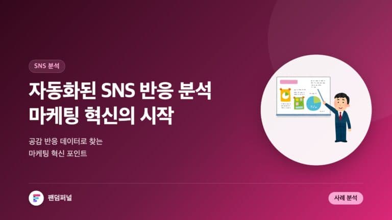 자동화된 SNS 공감 반응 분석: 마케팅 혁신을 이끌다 — 대표 이미지